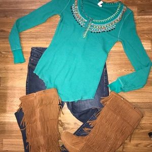 Free People flannel M